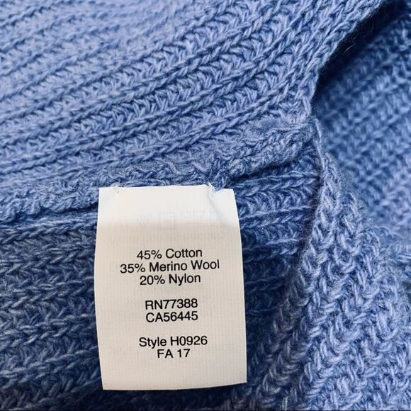 J. CREW Cerulean Blue V-neck Long-sleeve Sweater size XS - Picture 6 of 7